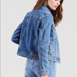 Levi Original Trucker Denim Jacket Throw Elbow XS